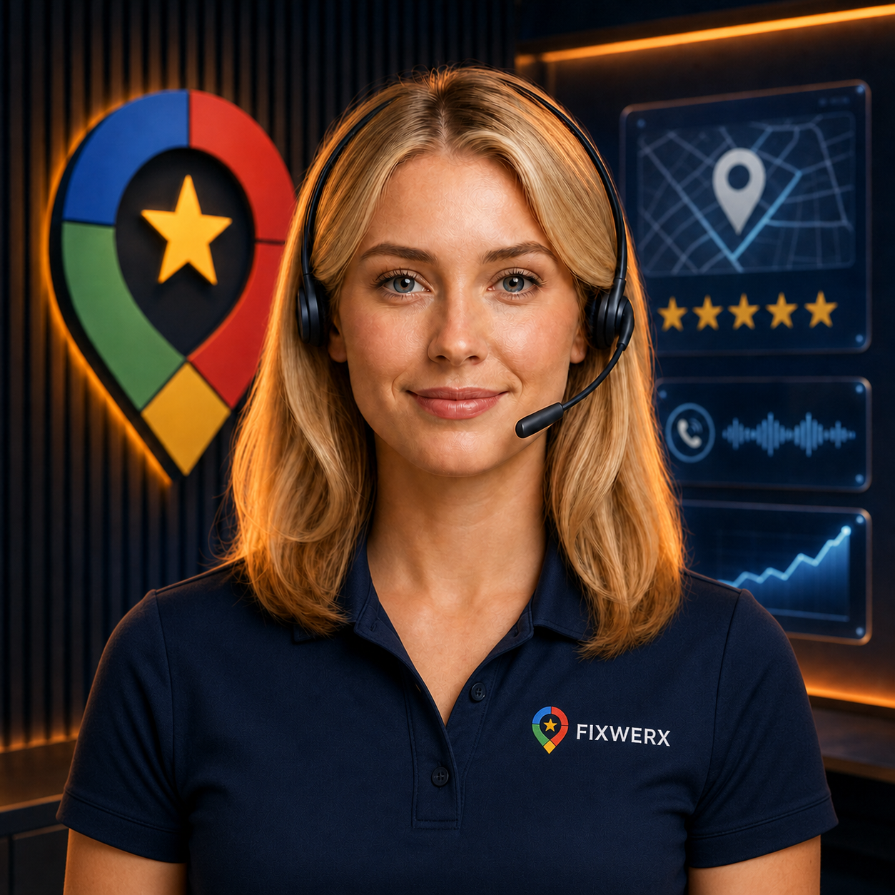 Aria, the FIXWERX AI front desk